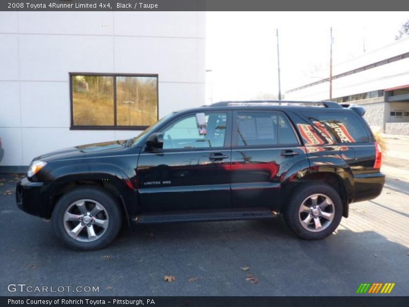 Black / Taupe 2008 Toyota 4Runner Limited 4x4