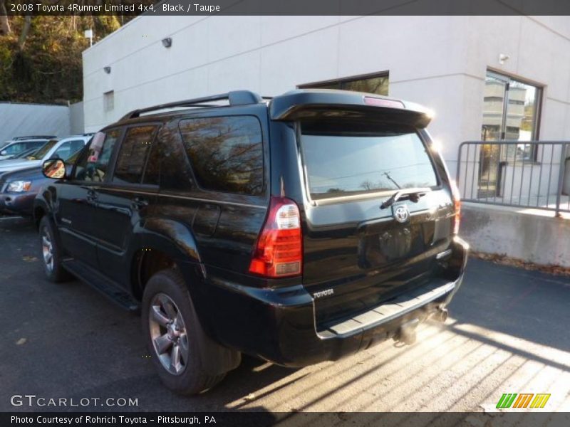 Black / Taupe 2008 Toyota 4Runner Limited 4x4