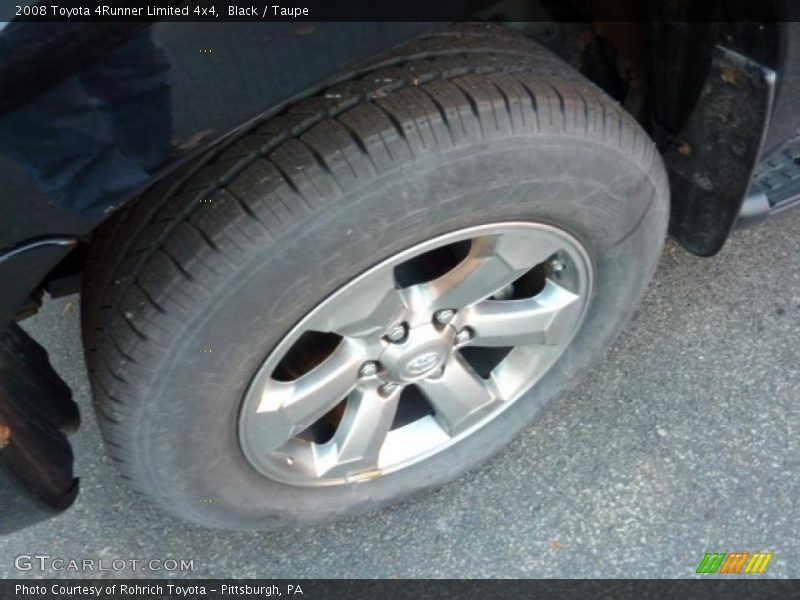 Black / Taupe 2008 Toyota 4Runner Limited 4x4
