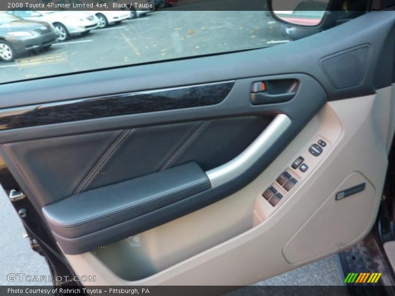 Black / Taupe 2008 Toyota 4Runner Limited 4x4