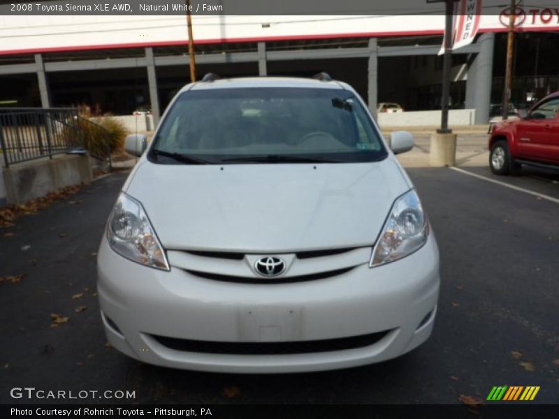 Natural White / Fawn 2008 Toyota Sienna XLE AWD