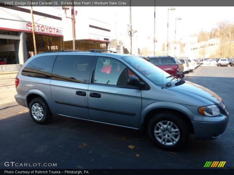 Butane Blue Pearl / Medium Slate Gray 2005 Dodge Grand Caravan SE