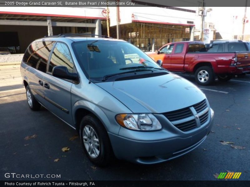 Butane Blue Pearl / Medium Slate Gray 2005 Dodge Grand Caravan SE