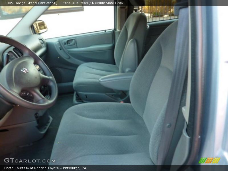 Butane Blue Pearl / Medium Slate Gray 2005 Dodge Grand Caravan SE