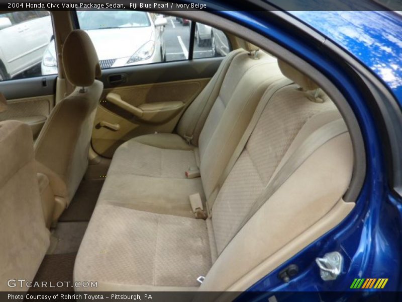  2004 Civic Value Package Sedan Ivory Beige Interior