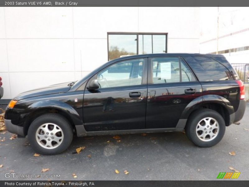 Black / Gray 2003 Saturn VUE V6 AWD