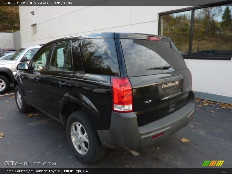 Black / Gray 2003 Saturn VUE V6 AWD