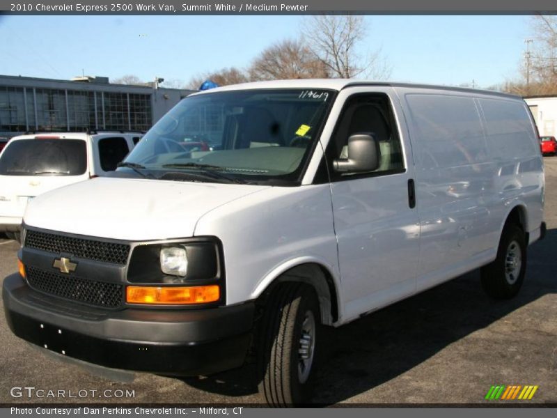 Front 3/4 View of 2010 Express 2500 Work Van