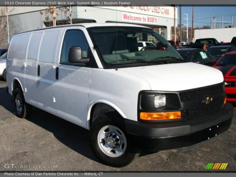 Summit White / Medium Pewter 2010 Chevrolet Express 2500 Work Van