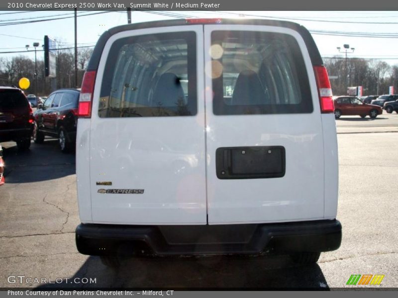 Summit White / Medium Pewter 2010 Chevrolet Express 2500 Work Van