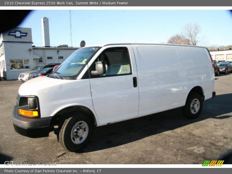 Summit White / Medium Pewter 2010 Chevrolet Express 2500 Work Van