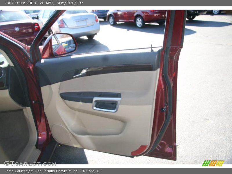 Ruby Red / Tan 2009 Saturn VUE XE V6 AWD