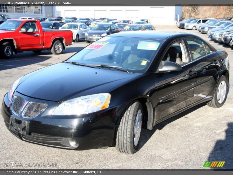 Black / Ebony 2007 Pontiac G6 Sedan