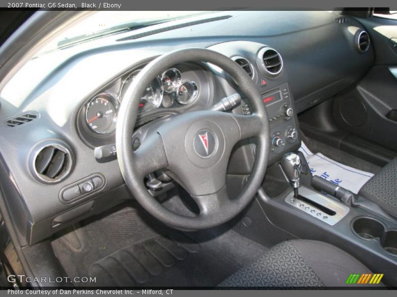 Black / Ebony 2007 Pontiac G6 Sedan