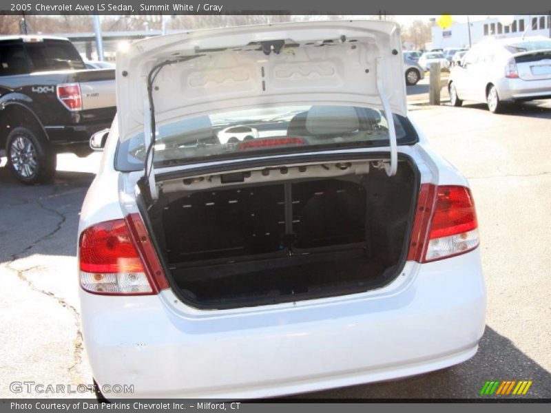 Summit White / Gray 2005 Chevrolet Aveo LS Sedan