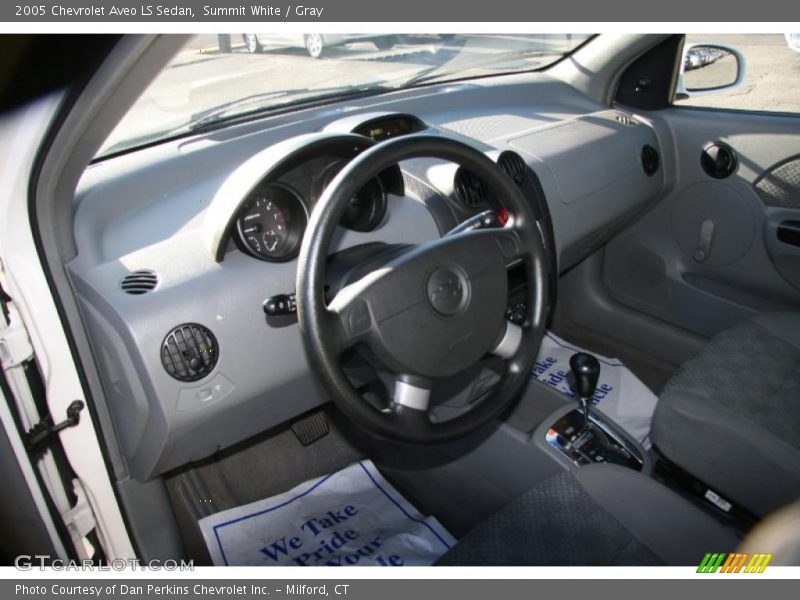 Gray Interior - 2005 Aveo LS Sedan 