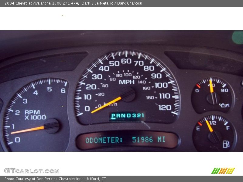 Dark Blue Metallic / Dark Charcoal 2004 Chevrolet Avalanche 1500 Z71 4x4