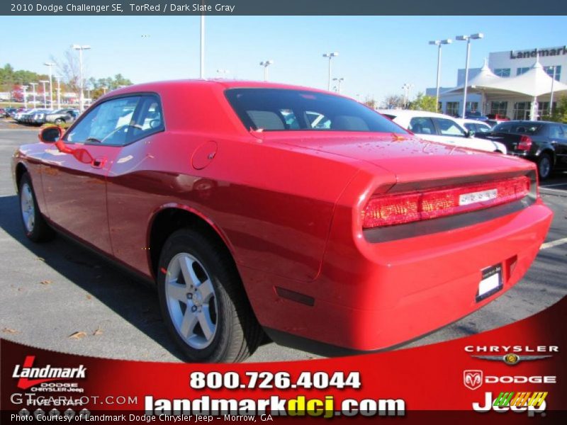 TorRed / Dark Slate Gray 2010 Dodge Challenger SE