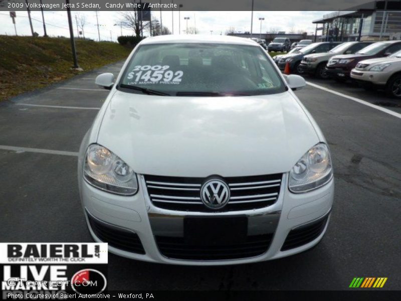 Candy White / Anthracite 2009 Volkswagen Jetta S Sedan