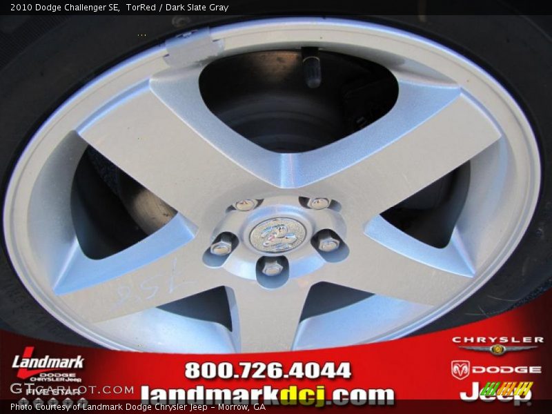 TorRed / Dark Slate Gray 2010 Dodge Challenger SE