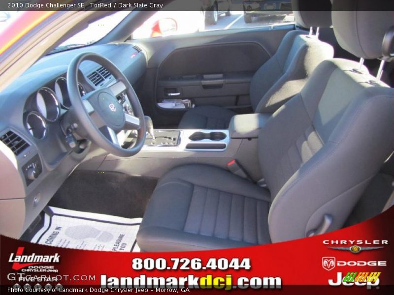 TorRed / Dark Slate Gray 2010 Dodge Challenger SE