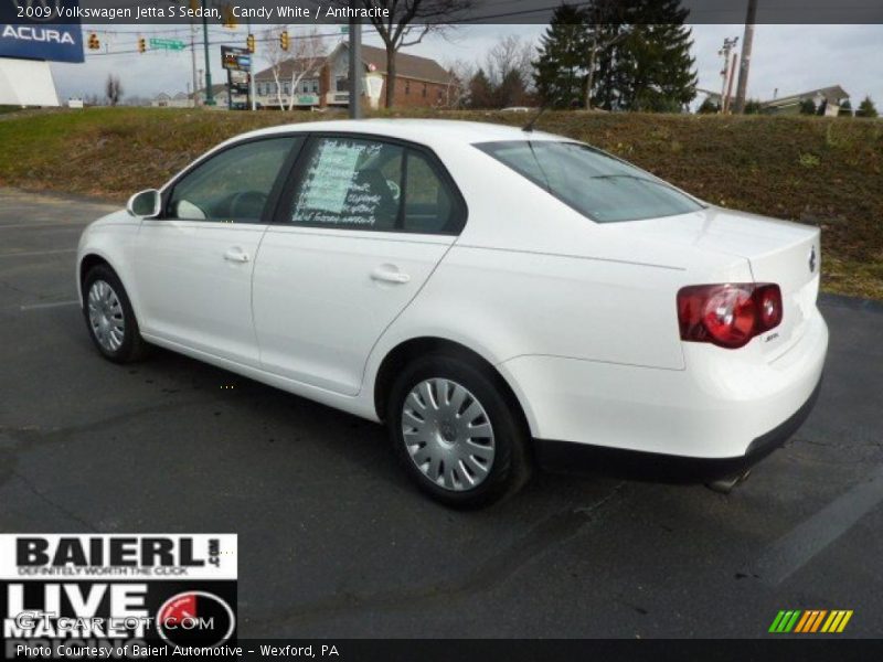 Candy White / Anthracite 2009 Volkswagen Jetta S Sedan
