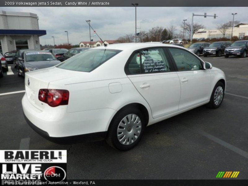 Candy White / Anthracite 2009 Volkswagen Jetta S Sedan