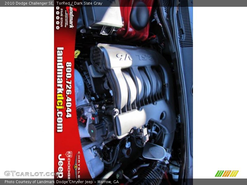 TorRed / Dark Slate Gray 2010 Dodge Challenger SE
