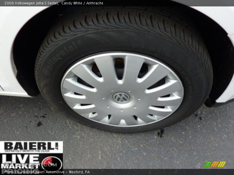 Candy White / Anthracite 2009 Volkswagen Jetta S Sedan