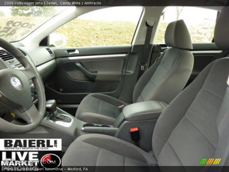 Candy White / Anthracite 2009 Volkswagen Jetta S Sedan