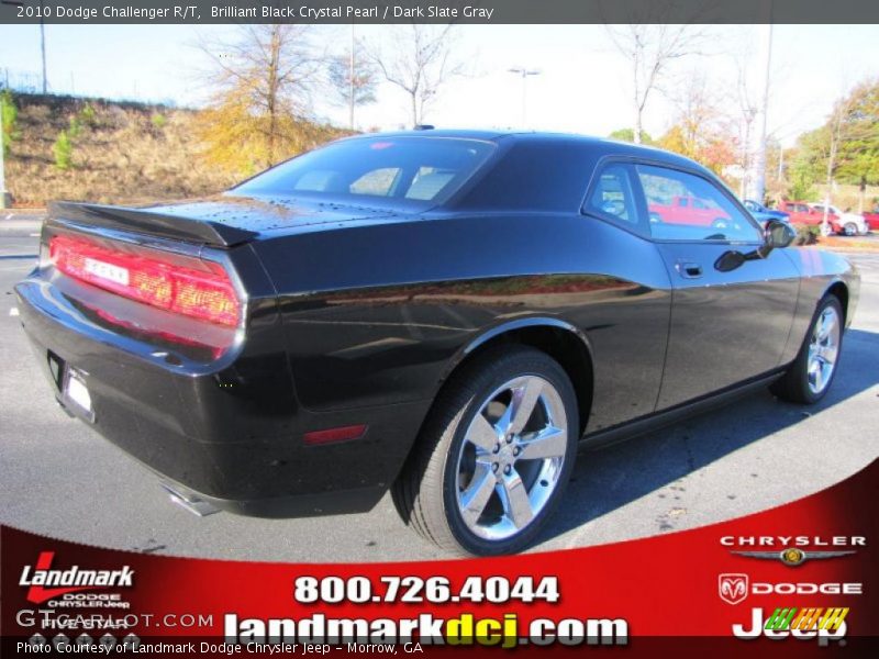 Brilliant Black Crystal Pearl / Dark Slate Gray 2010 Dodge Challenger R/T