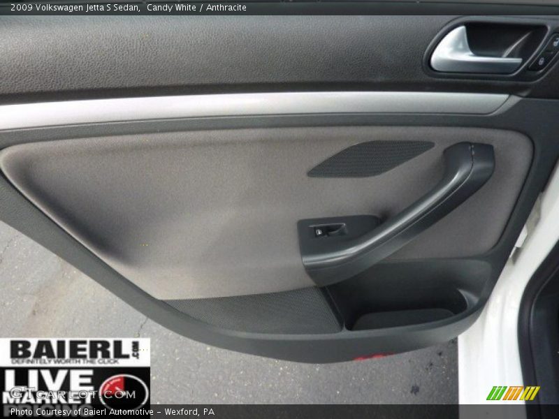 Candy White / Anthracite 2009 Volkswagen Jetta S Sedan