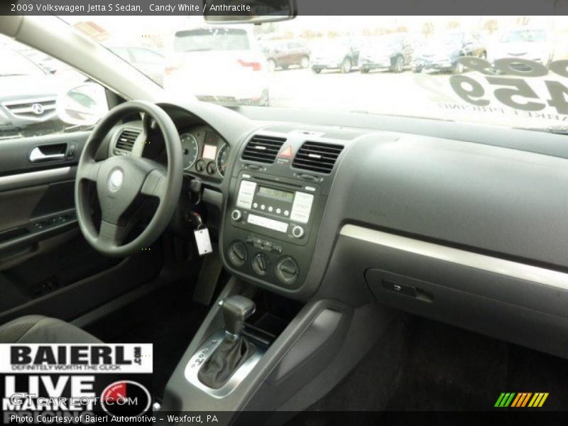 Candy White / Anthracite 2009 Volkswagen Jetta S Sedan