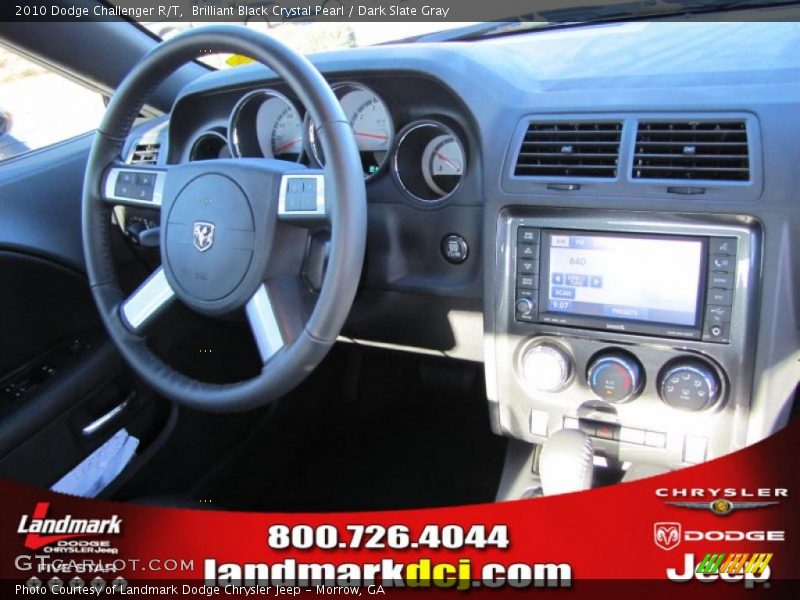 Brilliant Black Crystal Pearl / Dark Slate Gray 2010 Dodge Challenger R/T