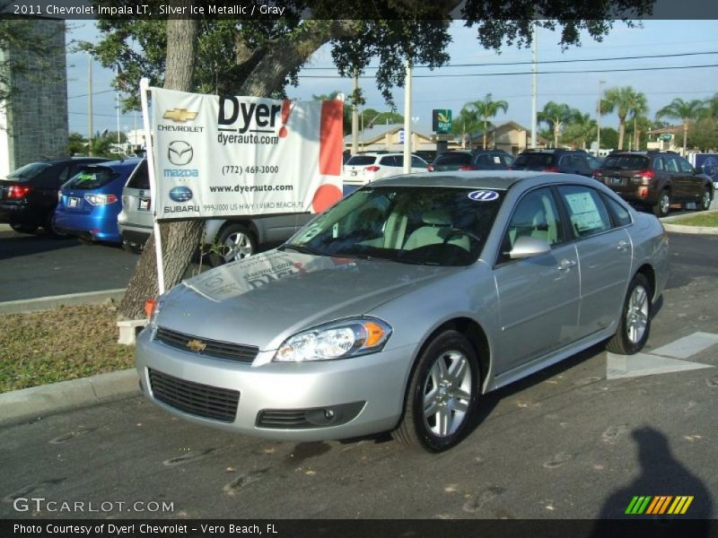 Silver Ice Metallic / Gray 2011 Chevrolet Impala LT