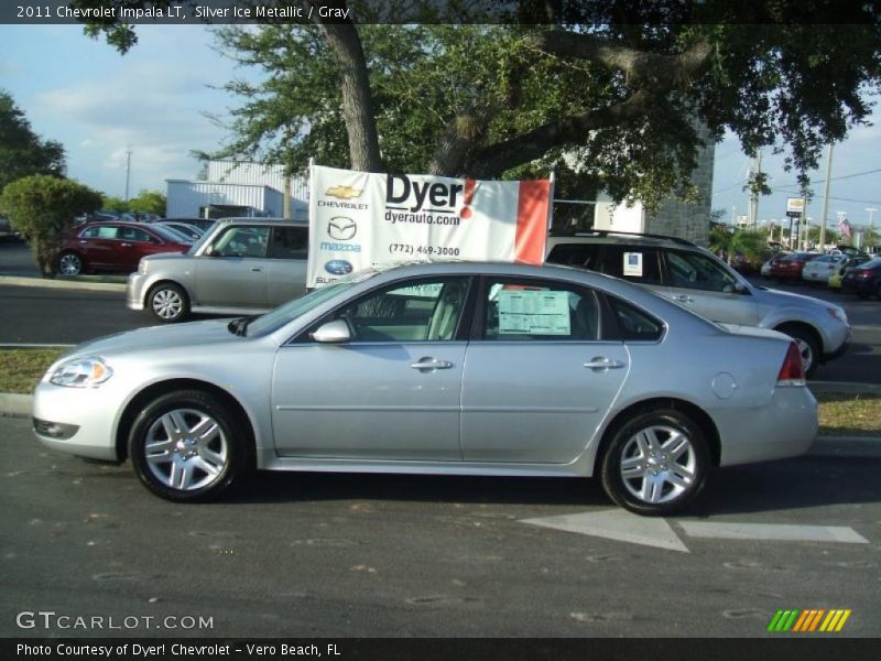 Silver Ice Metallic / Gray 2011 Chevrolet Impala LT