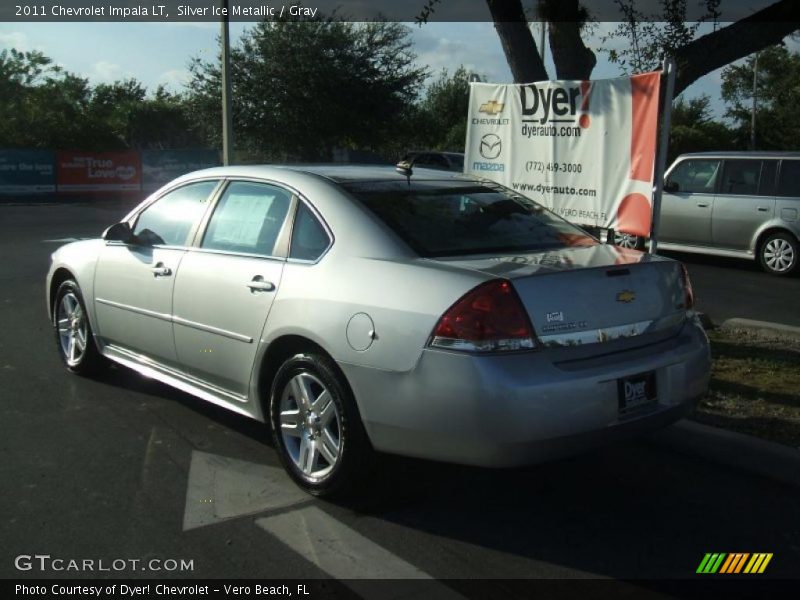 Silver Ice Metallic / Gray 2011 Chevrolet Impala LT