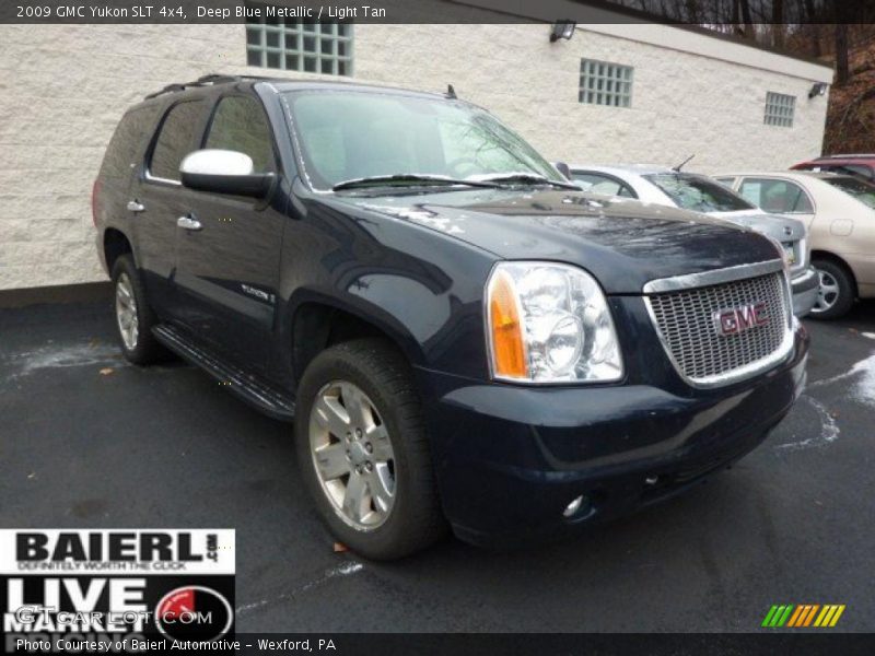 Deep Blue Metallic / Light Tan 2009 GMC Yukon SLT 4x4
