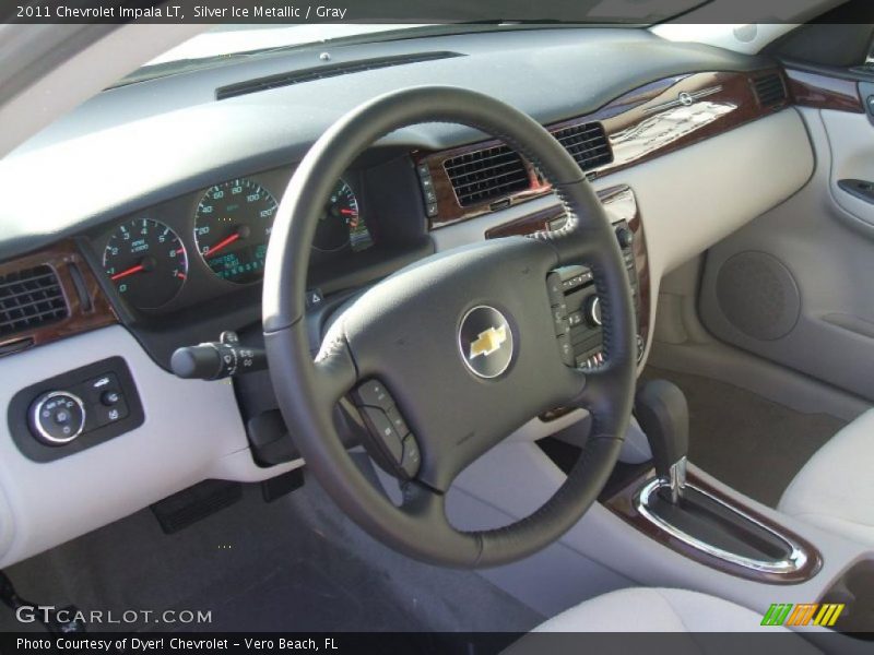 Silver Ice Metallic / Gray 2011 Chevrolet Impala LT