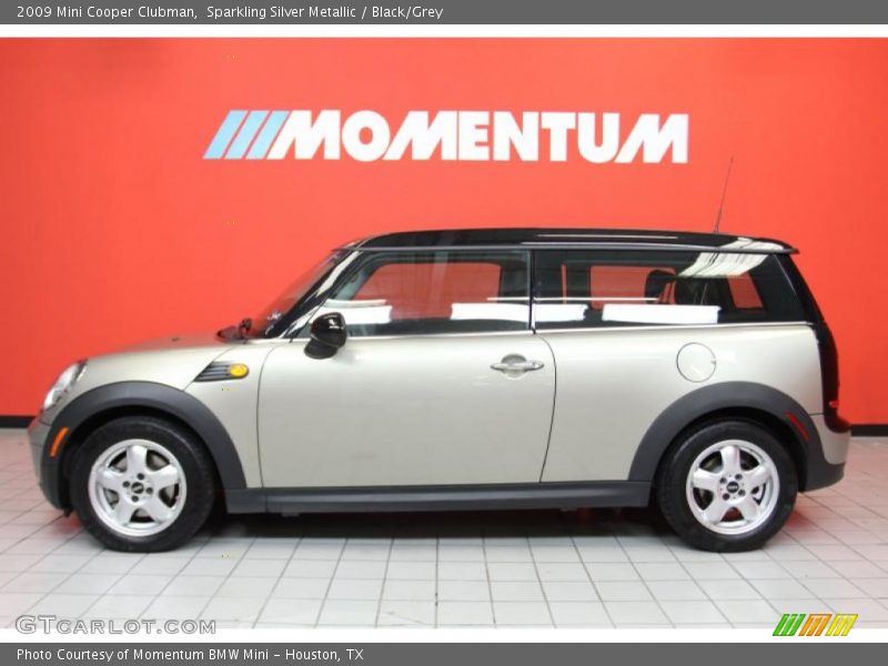 Sparkling Silver Metallic / Black/Grey 2009 Mini Cooper Clubman