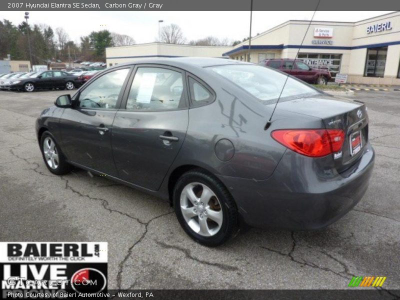 Carbon Gray / Gray 2007 Hyundai Elantra SE Sedan