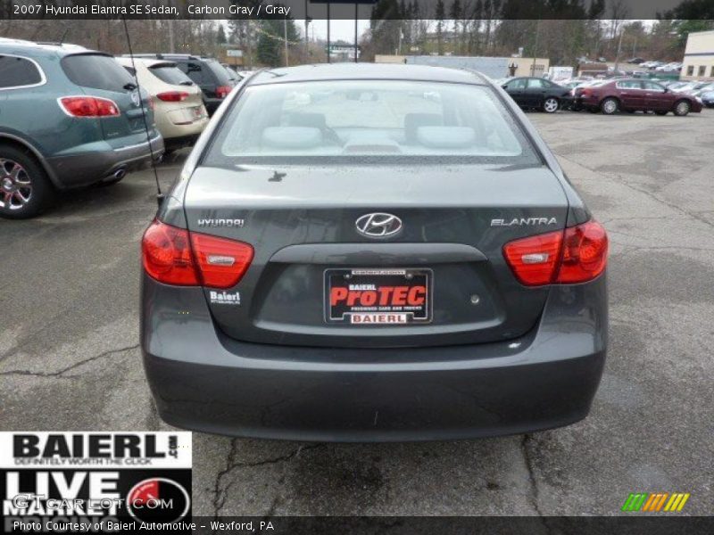 Carbon Gray / Gray 2007 Hyundai Elantra SE Sedan