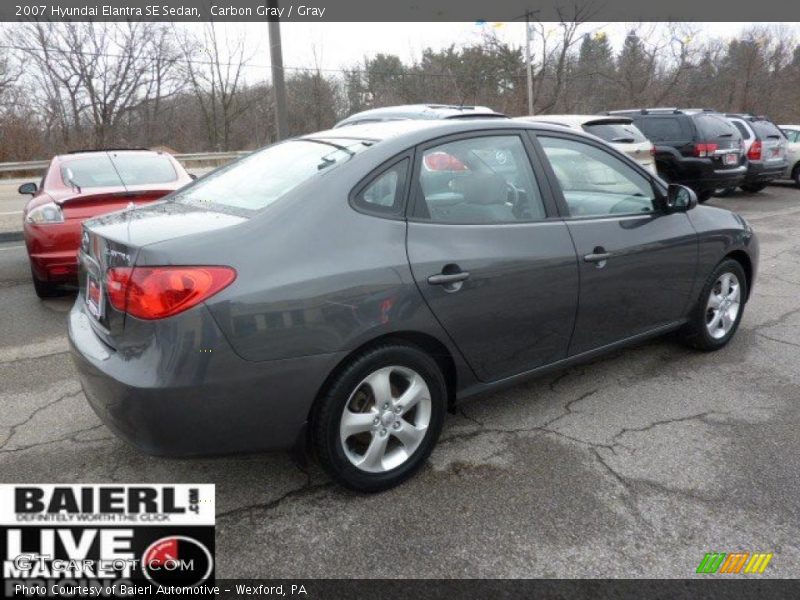 Carbon Gray / Gray 2007 Hyundai Elantra SE Sedan