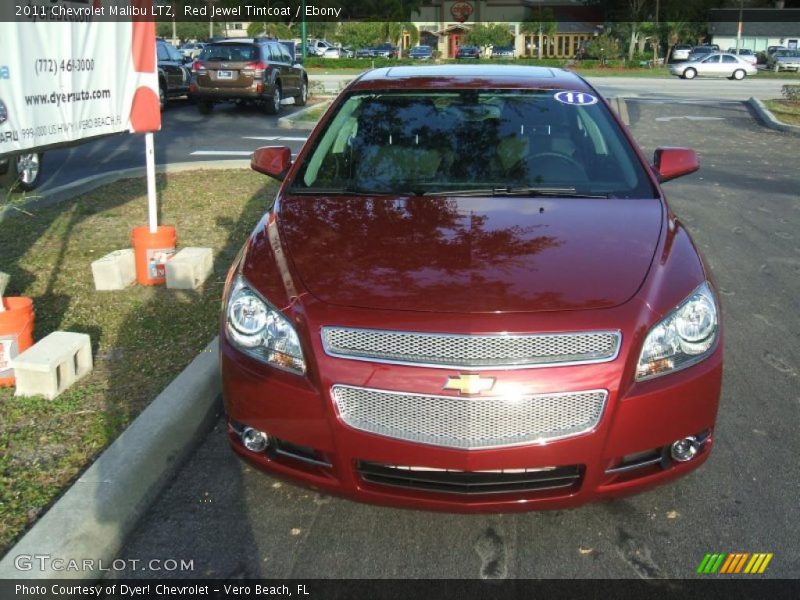 Red Jewel Tintcoat / Ebony 2011 Chevrolet Malibu LTZ