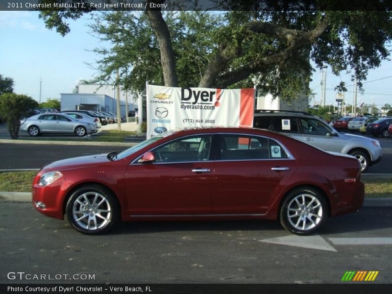 Red Jewel Tintcoat / Ebony 2011 Chevrolet Malibu LTZ