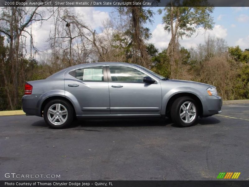 Silver Steel Metallic / Dark Slate Gray/Light Slate Gray 2008 Dodge Avenger SXT