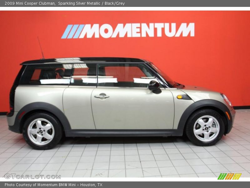 Sparkling Silver Metallic / Black/Grey 2009 Mini Cooper Clubman