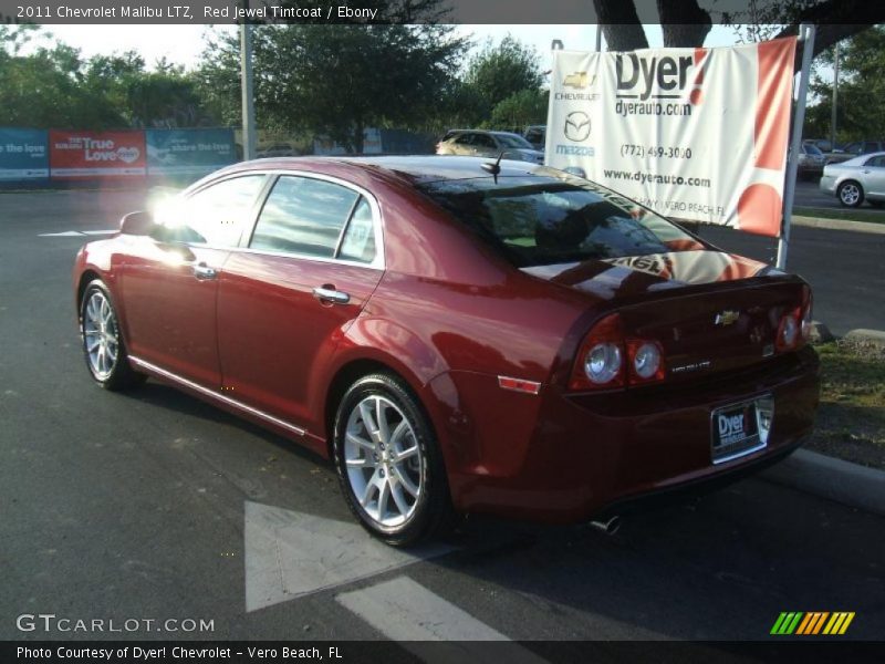 Red Jewel Tintcoat / Ebony 2011 Chevrolet Malibu LTZ