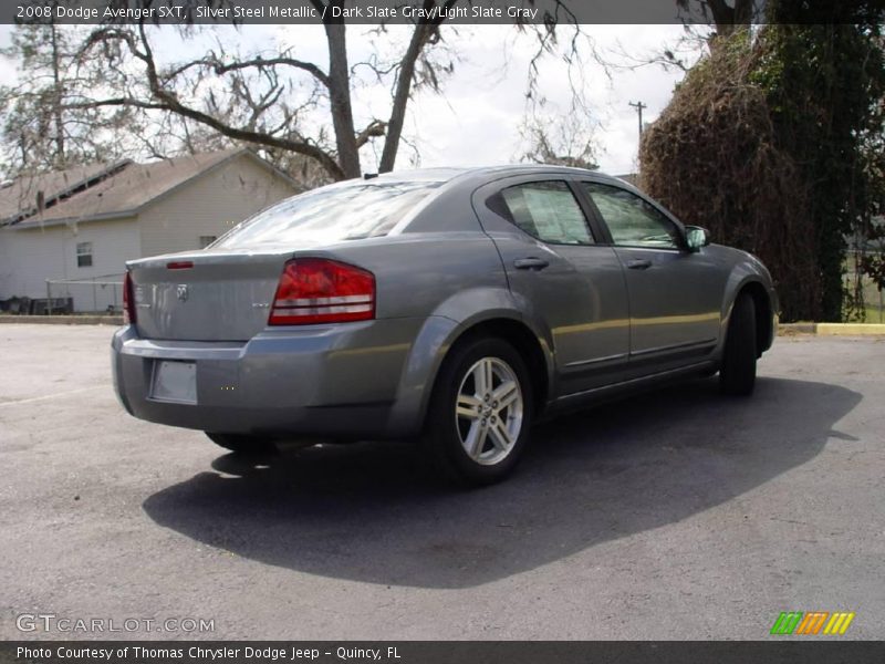 Silver Steel Metallic / Dark Slate Gray/Light Slate Gray 2008 Dodge Avenger SXT