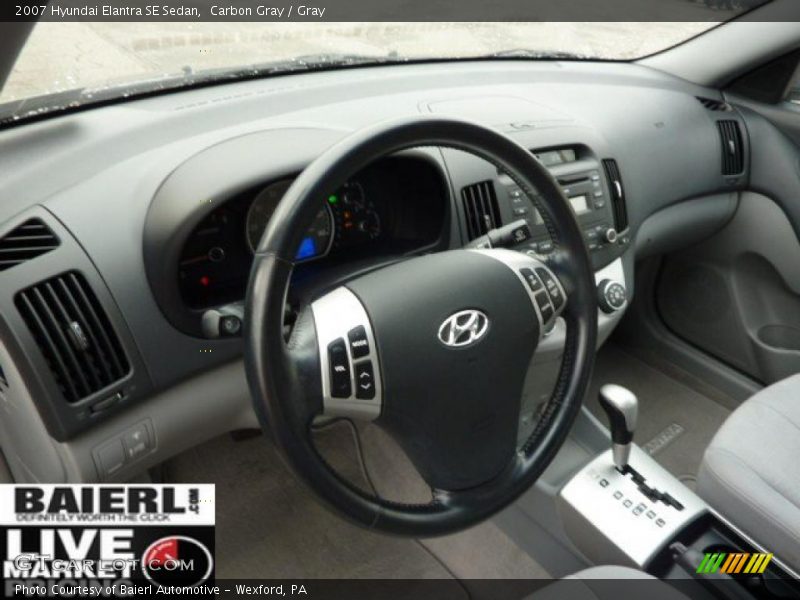 Carbon Gray / Gray 2007 Hyundai Elantra SE Sedan